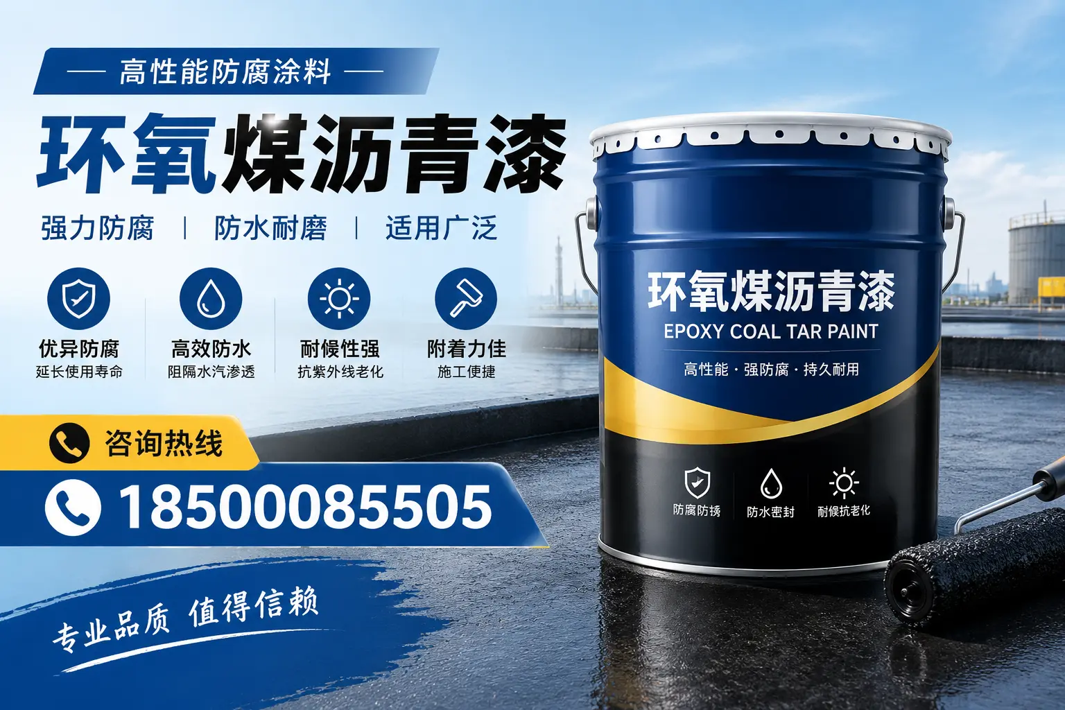 环氧煤沥青漆的主要成分与功能，陇南用户深度了解